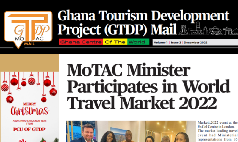 Ghana Tourism Development Project (GTDP) Mail Volume 1, Issue 2 for December 2022